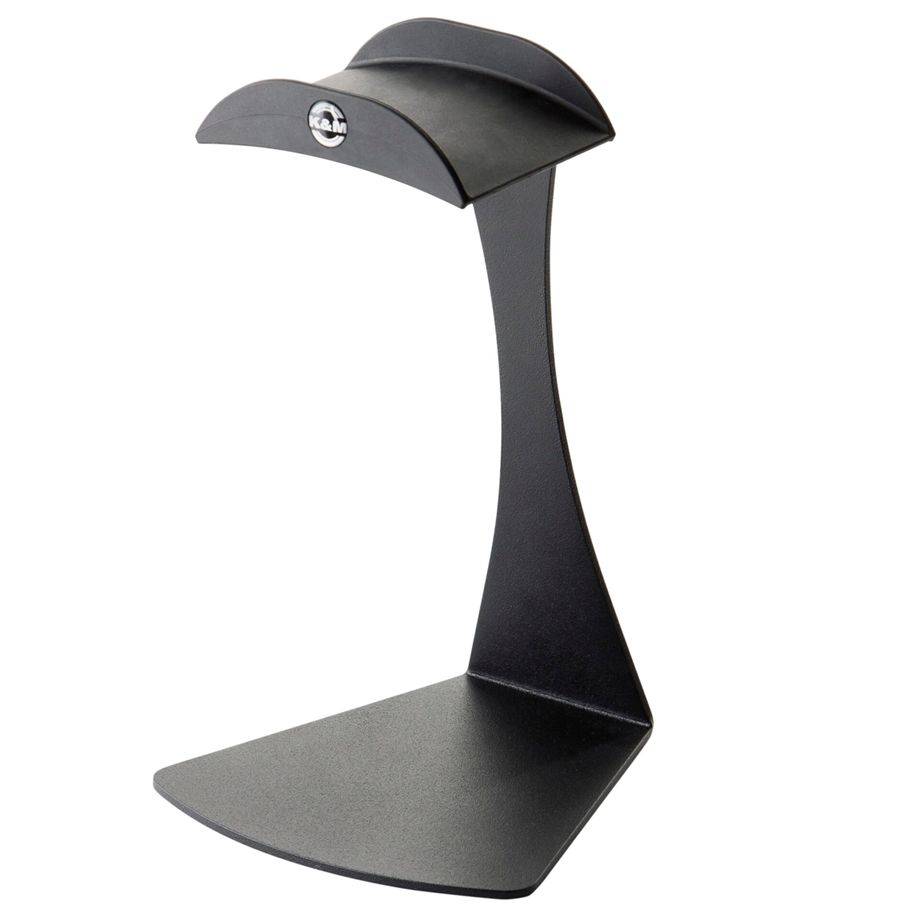 K&M 16075 hoofdtelefoon-houder zwart-0