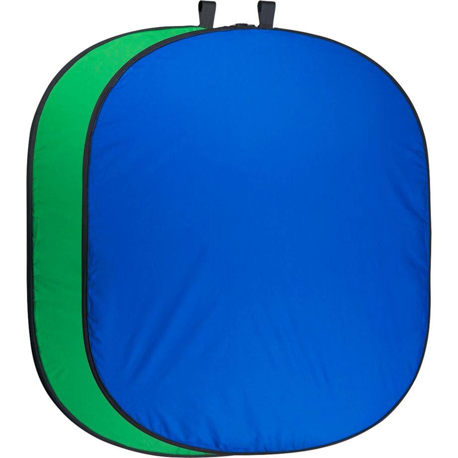 walimex pro achtergronddoek 150x210cm groen/blauw-0