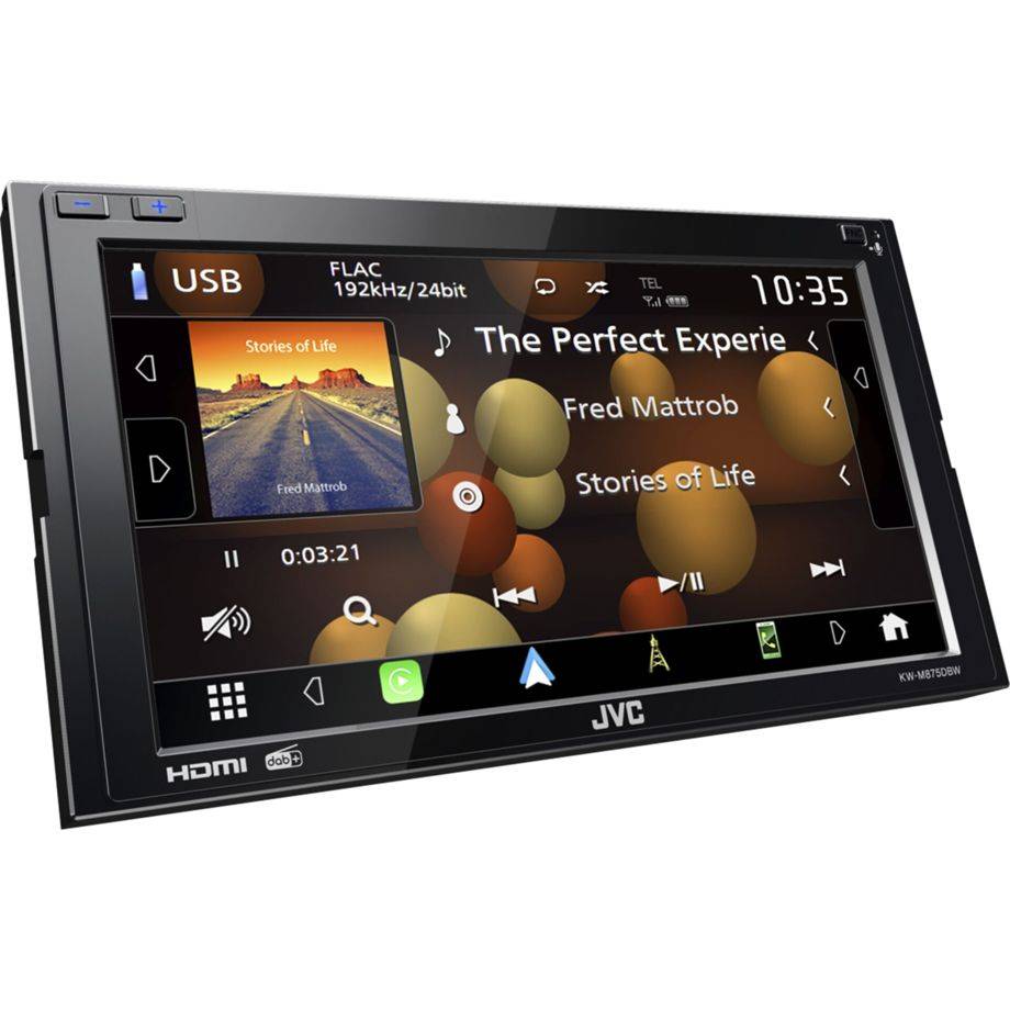 JVC KW-M875DBW – TOPMODEL – 7″ WVGA Monitor / Digital Multimedia Receiver met DAB+ tuner (WiFi)-1