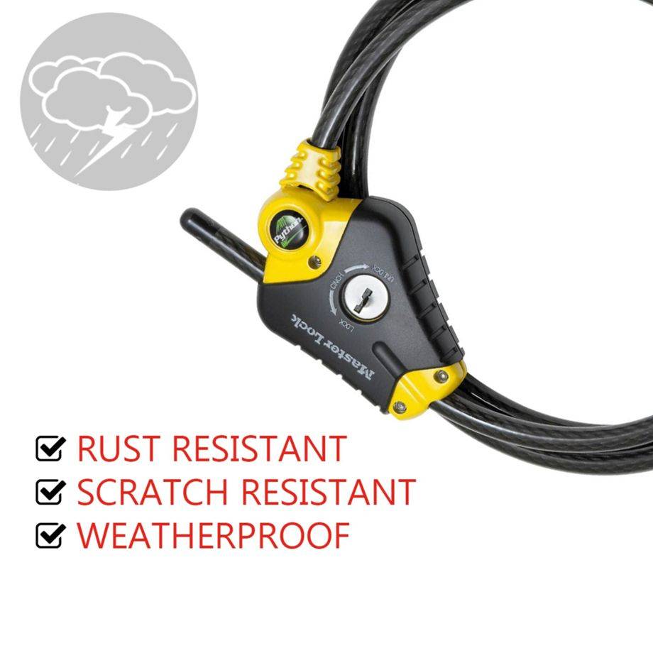 Master Lock verstelbare Python vergrendel. kabel 10mm 8420EURD-1