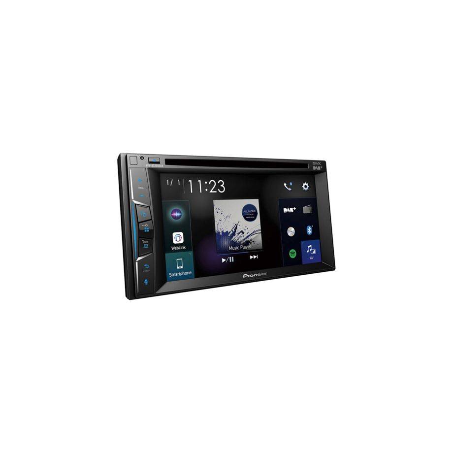 Pioneer AVH-A3200DAB Autoradio met scherm dubbel DIN DAB+ tuner, Bluetooth handsfree, Aansluiting voor achteruitrijcamer-1