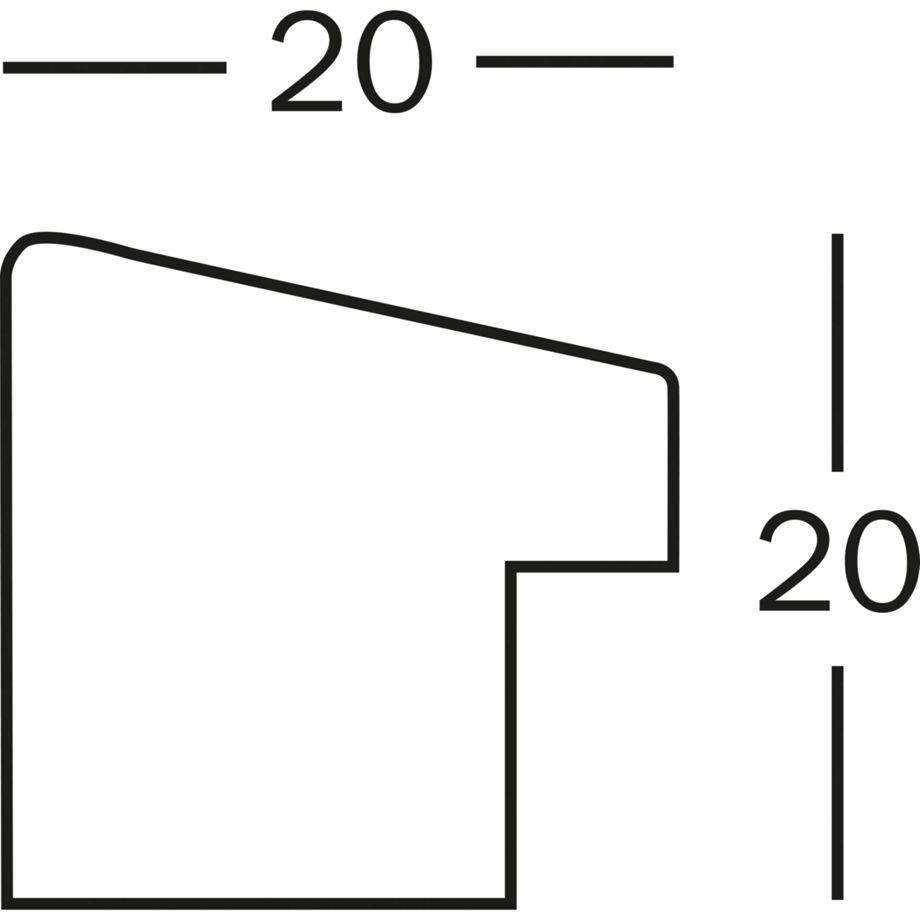 Walther Fiorito noten 3x10x15 hout incl. passe-partout EF315VN-1