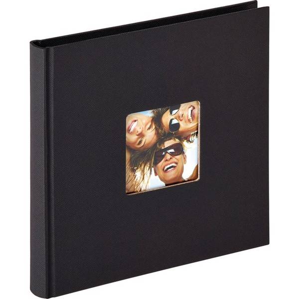 Walther Fun zwart 18x18 30 zwarte pagina's boek FA199B