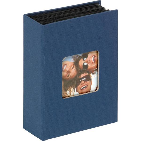 Walther Fun blauw 10x15 mini-album v. 100 foto's MA357L