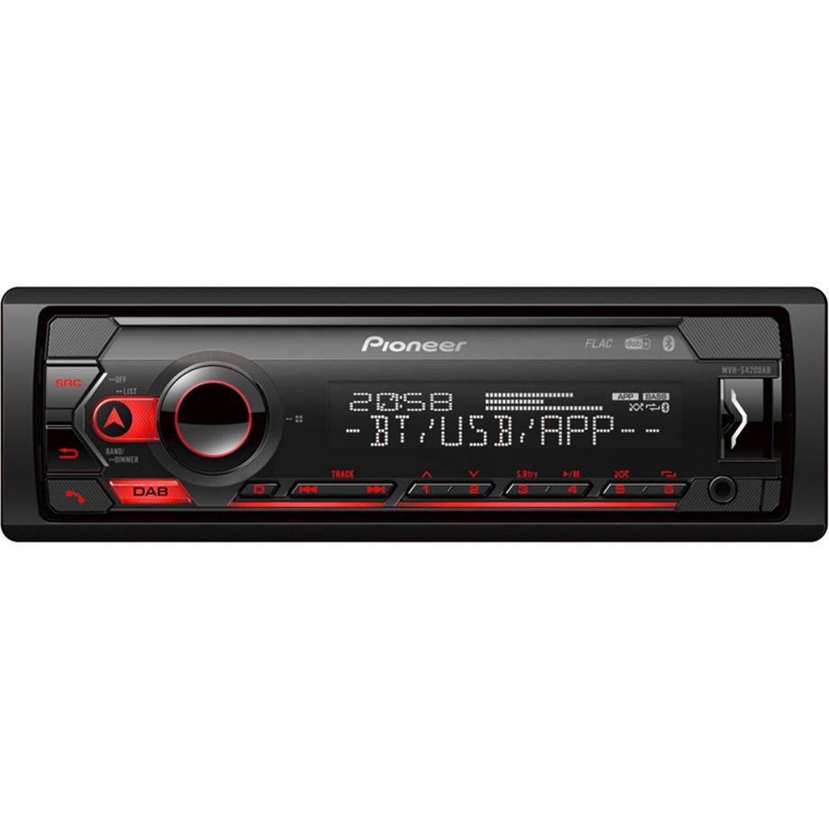 Pioneer MVH-S420DAB Autoradio enkel DIN DAB+ tuner, Bluetooth handsfree, AppRadio-0