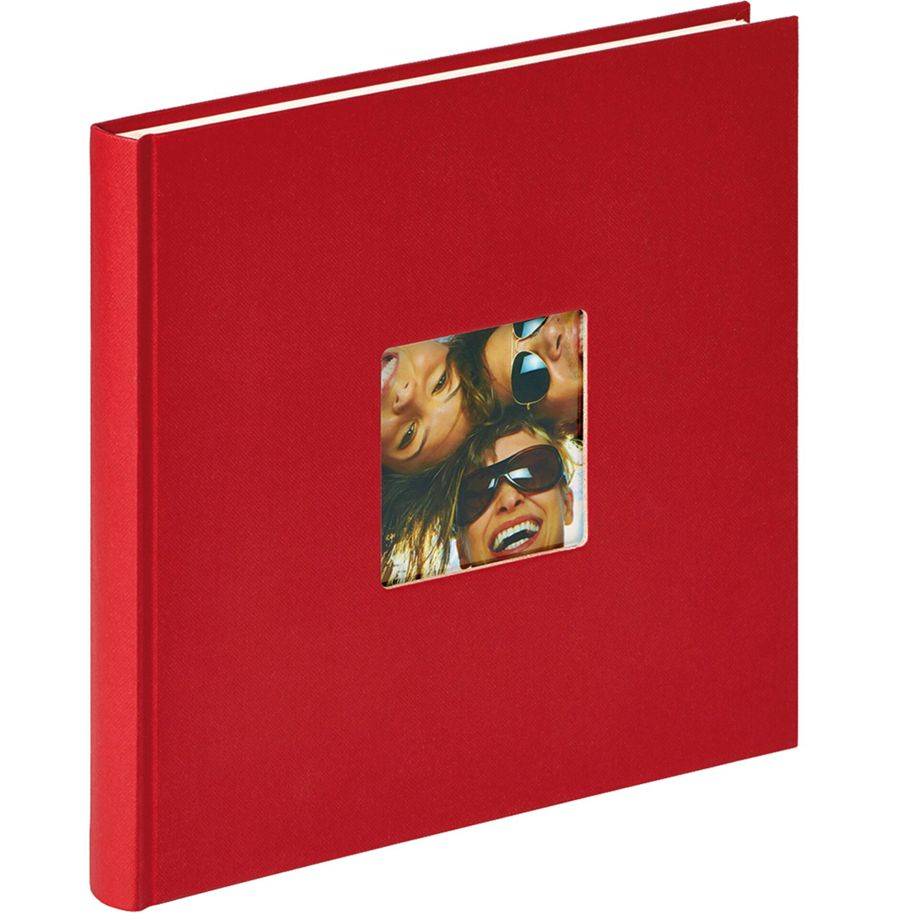 Walther Fun rood 26x25 40 pagina's boekalbum -FA205R-0