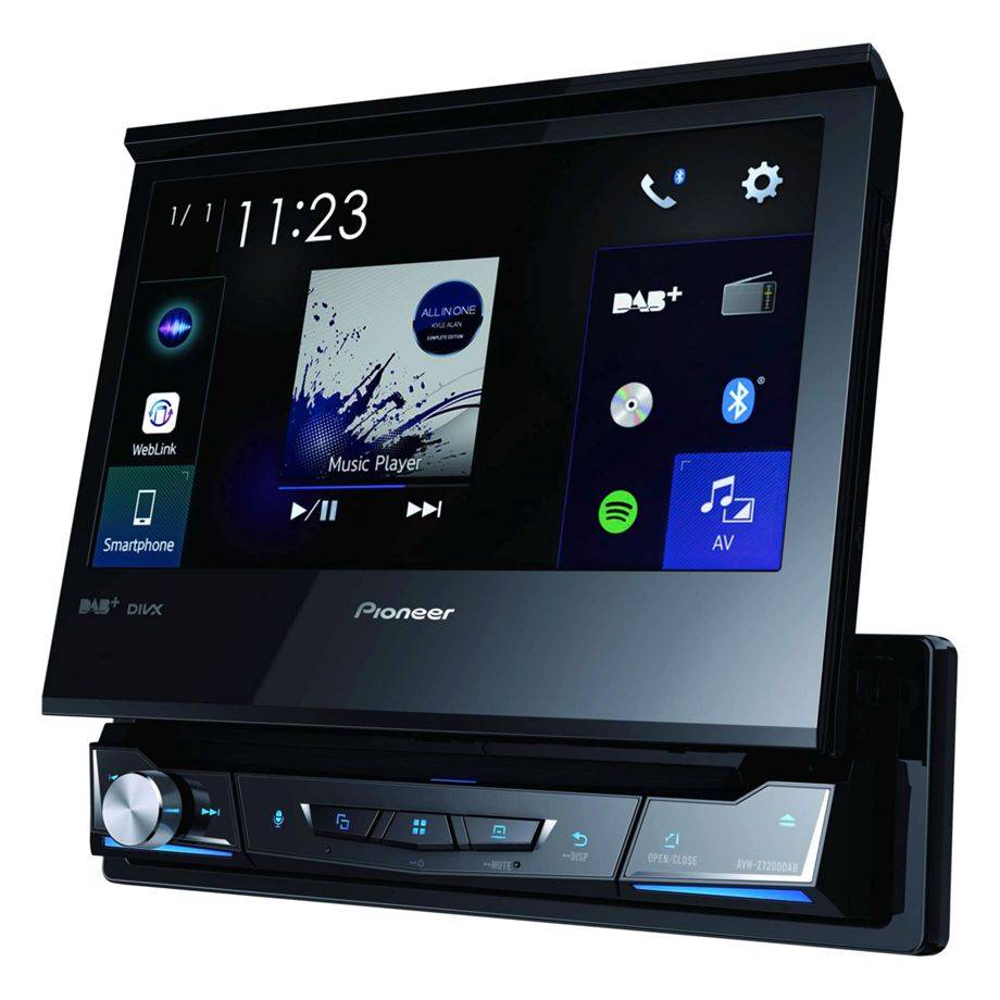 Pioneer AVH-Z7200DAB Autoradio met scherm DAB+ tuner, Aansluiting voor stuurbediening, Bluetooth handsfree, AppRadio-1