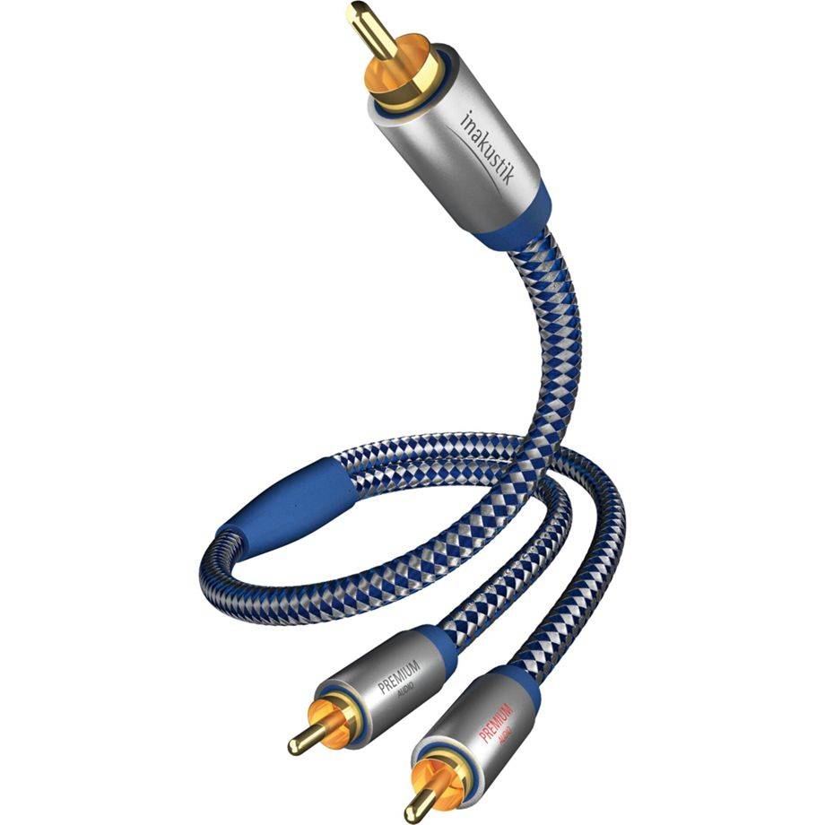 in-akustik Premium Y Subwoofer kabel Cinch - 2x Cinch 3,0 m-0