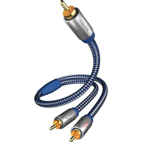 in-akustik Premium Y Subwoofer kabel Cinch - 2x Cinch 3,0 m