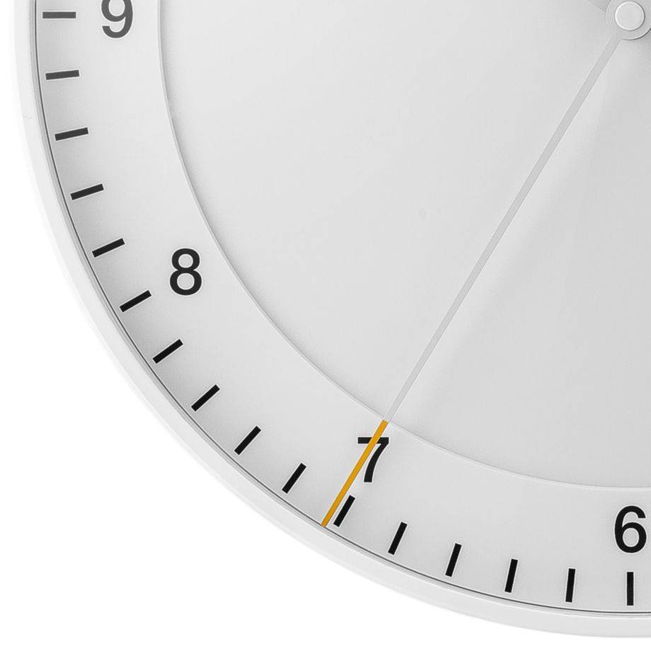 Braun BC 17 W-DCF radiografische wandklok wit-3