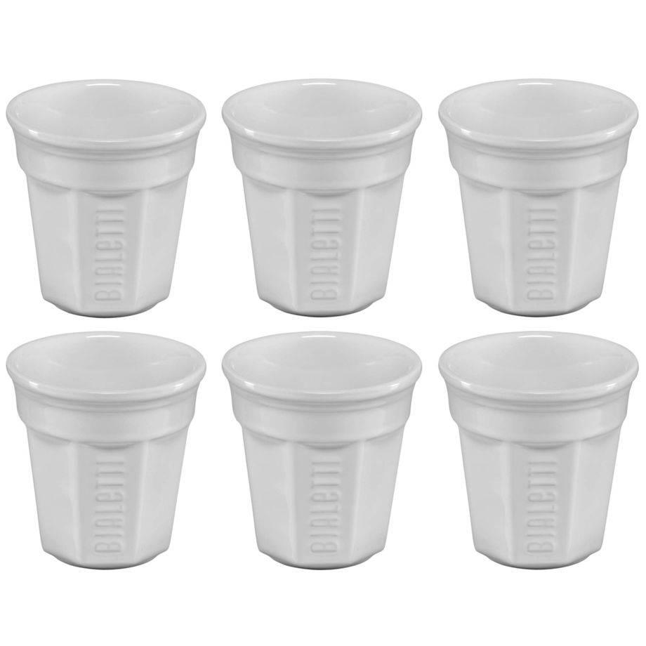 Bialetti Espressokopjesset wit 6-delig-0