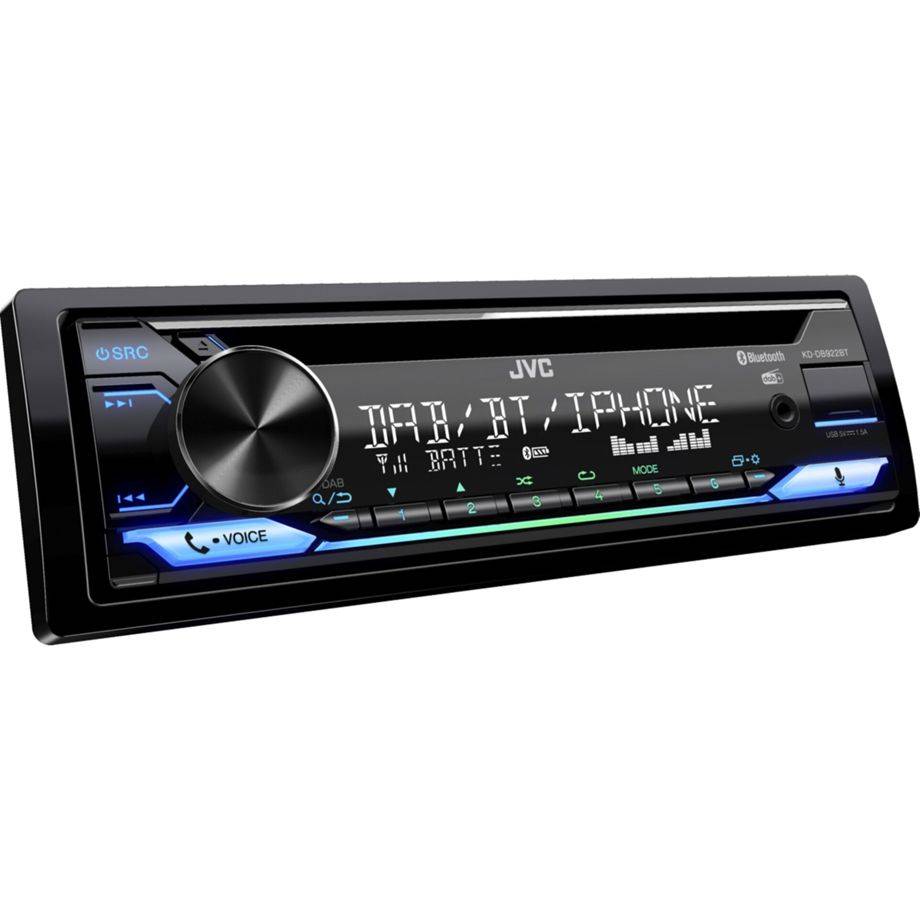 JVC KD-DB922BT Autoradio enkel DIN DAB+ tuner, Aansluiting voor stuurbediening, Bluetooth handsfree-1