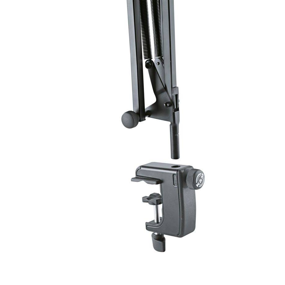 K&M 23840 microfoonarm zwart-1