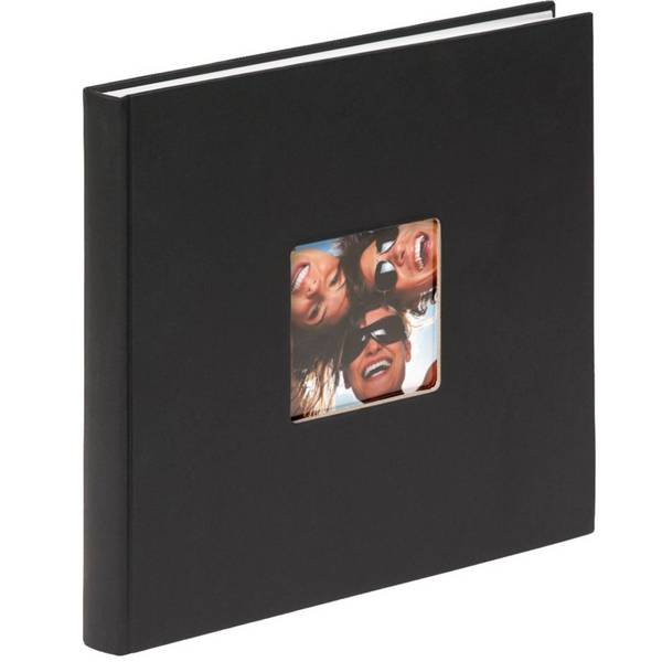 Walther Fun zwart 26x25 40 pagina's boekalbum -FA205B