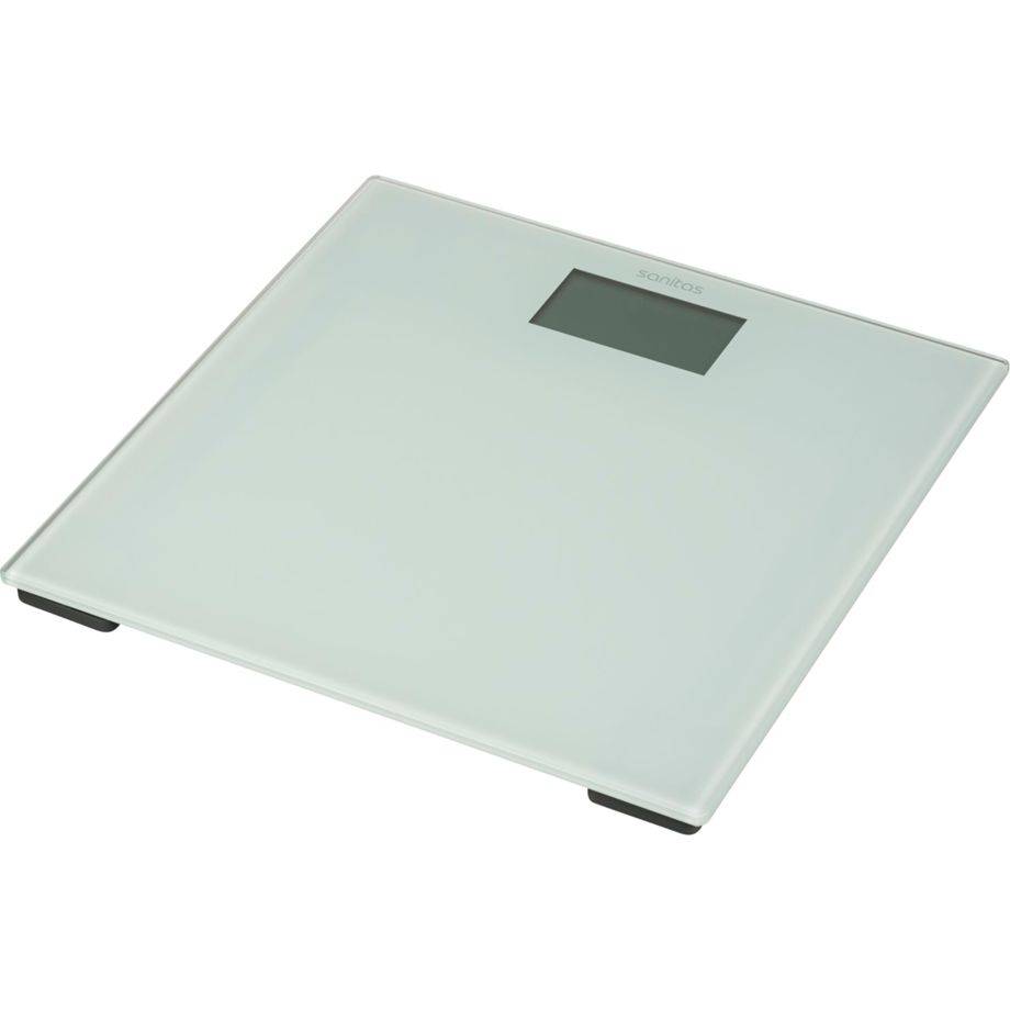 Sanitas SGS 03 Personenweegschaal - Digitaal - Veiligheidsglas - XL blauw verlicht LCD display - Tot 150 kg-1