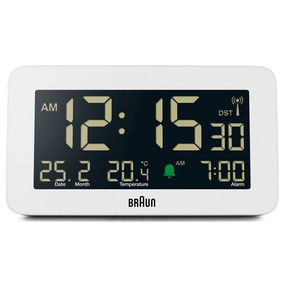 BRAUN BC10 DCF-W radiografische wekker wit-1