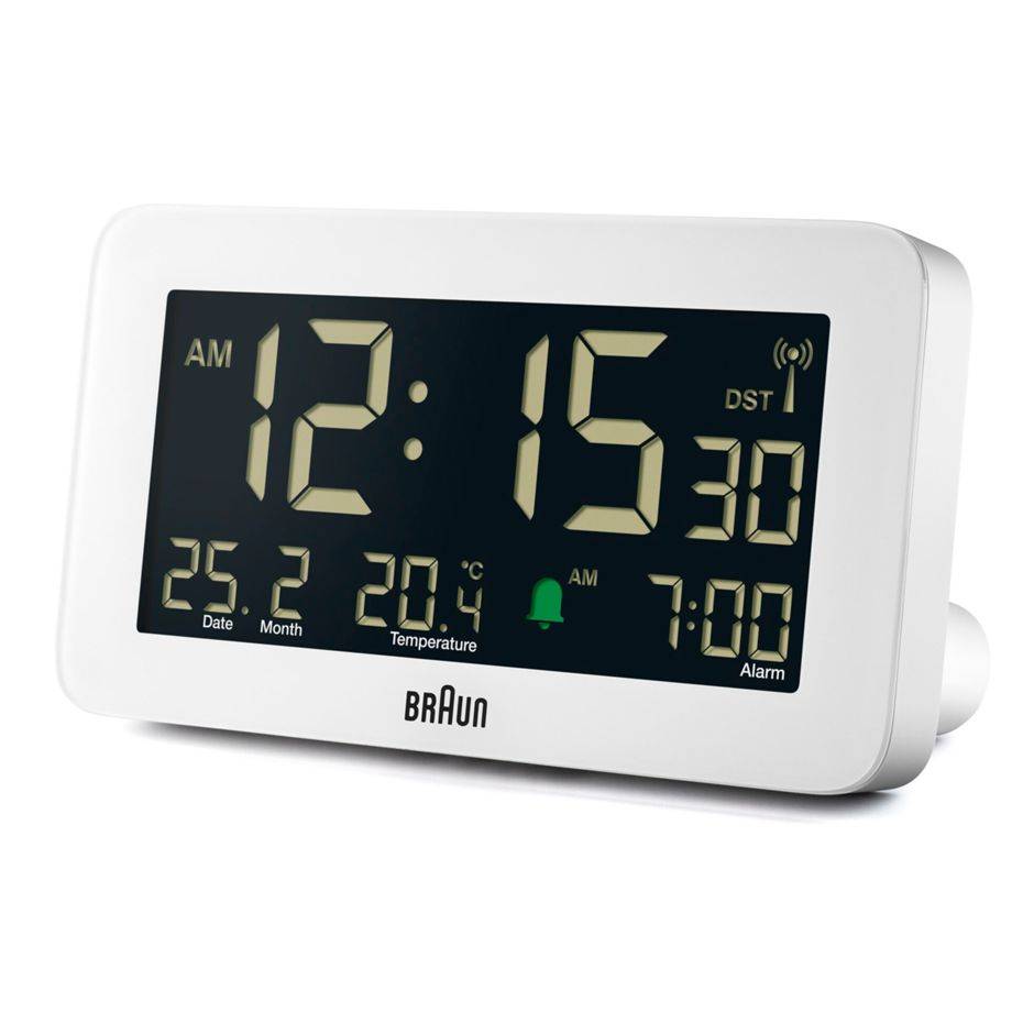 BRAUN BC10 DCF-W radiografische wekker wit-2