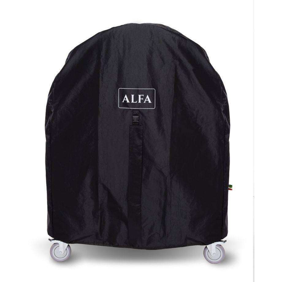 Alfa Forni beschermhoes zwart 3 Pizze + onderstel (Moderno)-0