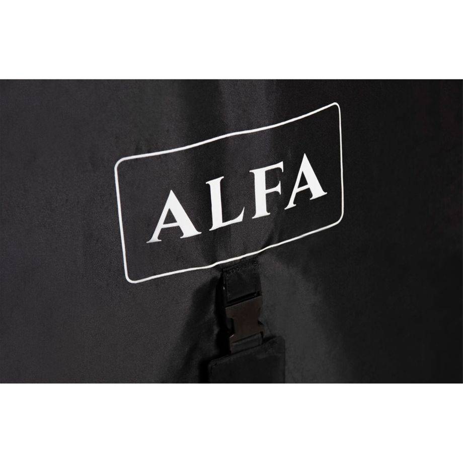 Alfa Forni beschermhoes zwart 3 Pizze + onderstel (Moderno)-1