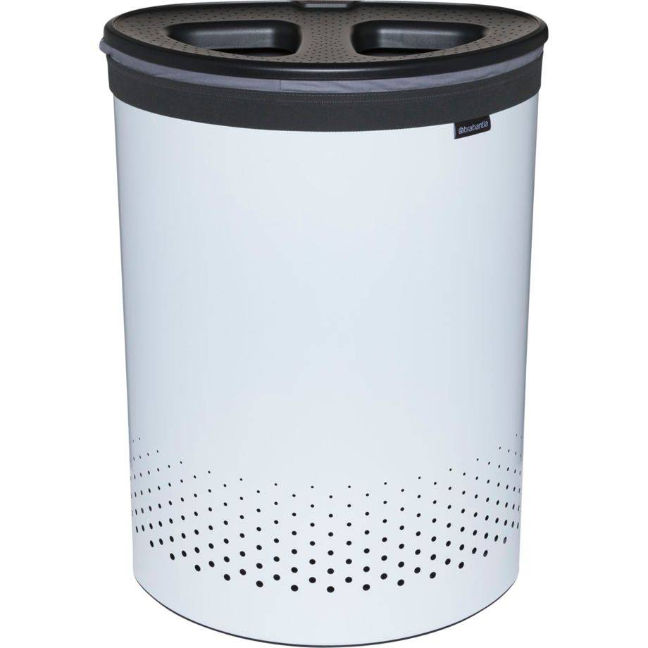 Brabantia wasbox, 55 L donkergrijs/wit-0