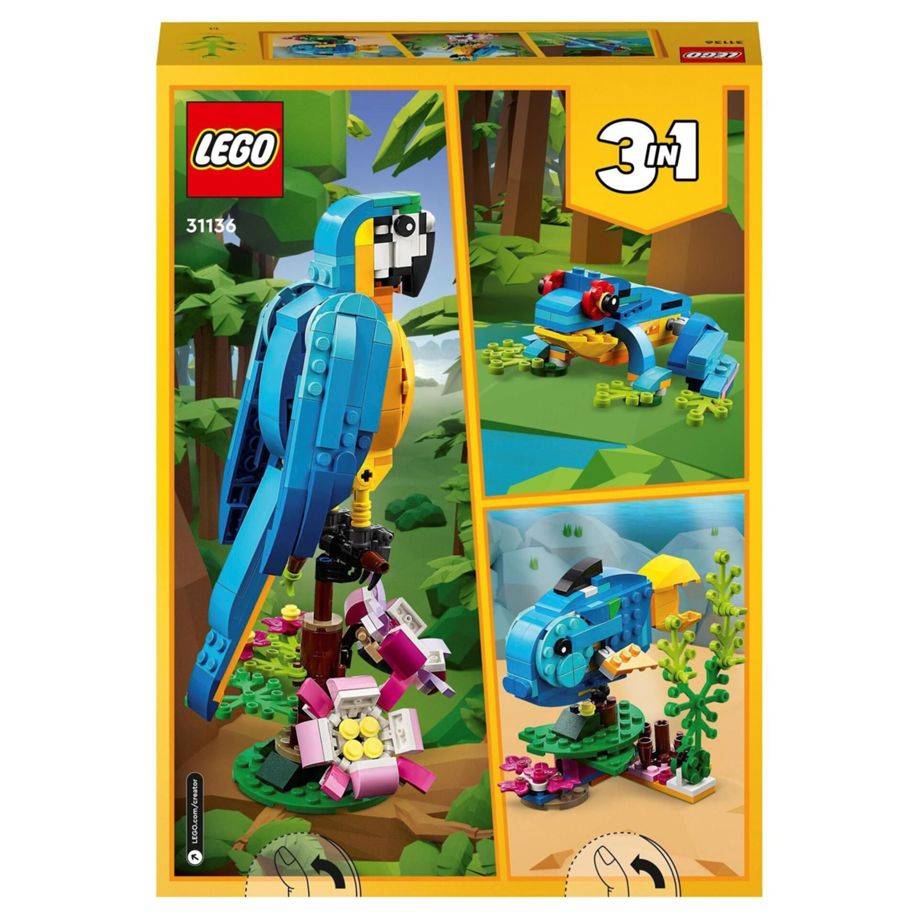 Lego Creator 31136 3in1 Exotische Papegaai-1