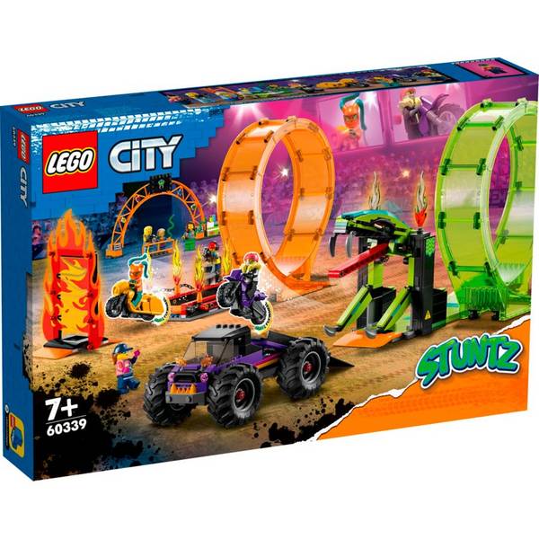 LEGO City Stuntz 60339 dubbele looping stuntarena