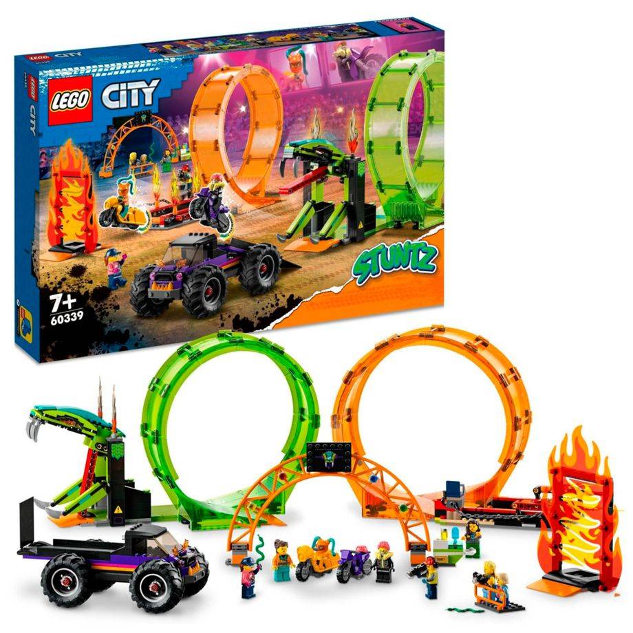 LEGO City Stuntz 60339 dubbele looping stuntarena-2