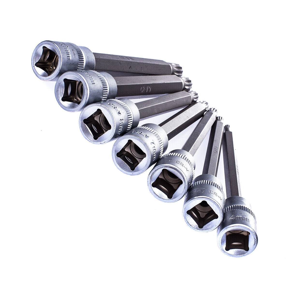 SATRA 3/8" Dopsleutel bitset Spline XZN M4 t/m M10-2