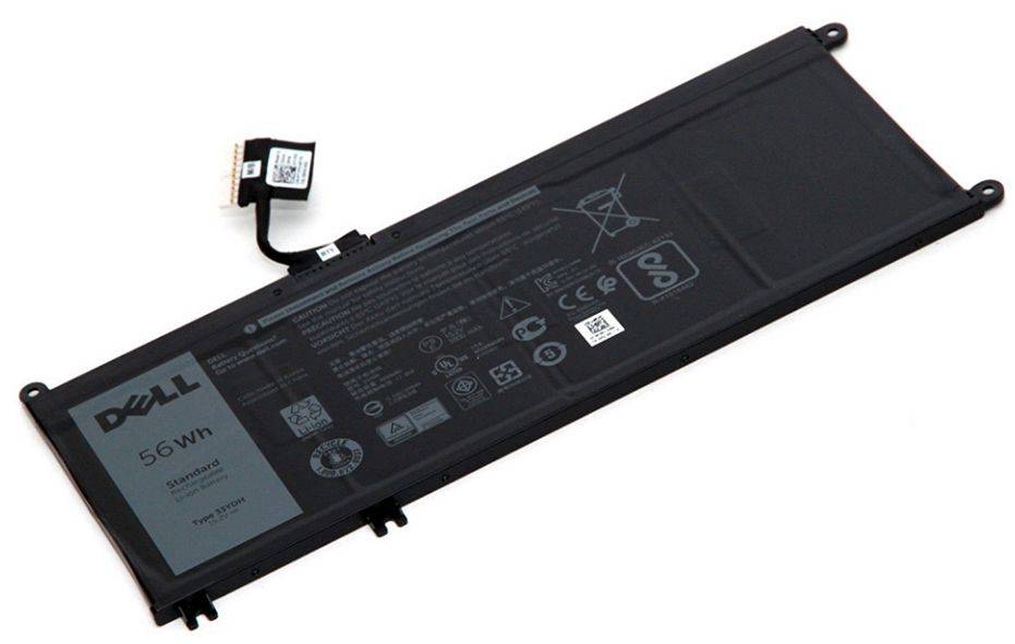 Dell - laptopbatterij (equivalent aan: Dell 33YDH, Dell 033YDH, Dell 99NF2) - lithium-ion - 4 cellen - 56 Wh - voor-0