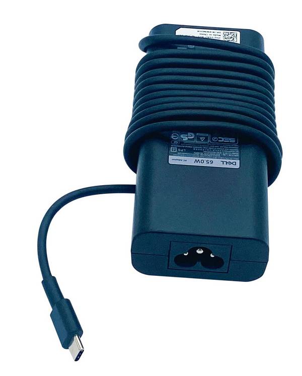 Dell AC-adapter, 65W, 19,5V, 3-pins, Type-C, C6-voedingskabel