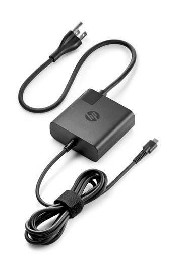 HP USB Type-C, 1,7 A bij 90 VAC en maximale belasting, 47 tot 63 Hz, 65 W, < 8,0 A-0