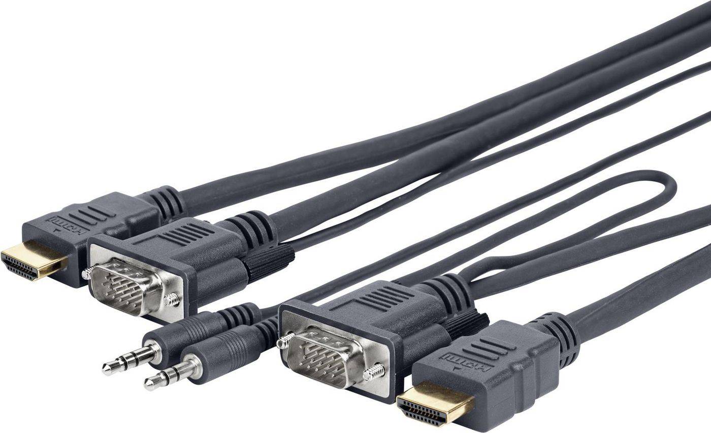 Vivolink VGA + 3,5 mm/HDMI, M/M, 3 m-0