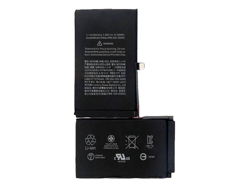 CoreParts Batterij voor iPhone Xs Max 11,78Wh Li-ion 3,8V 3100mAh,-0