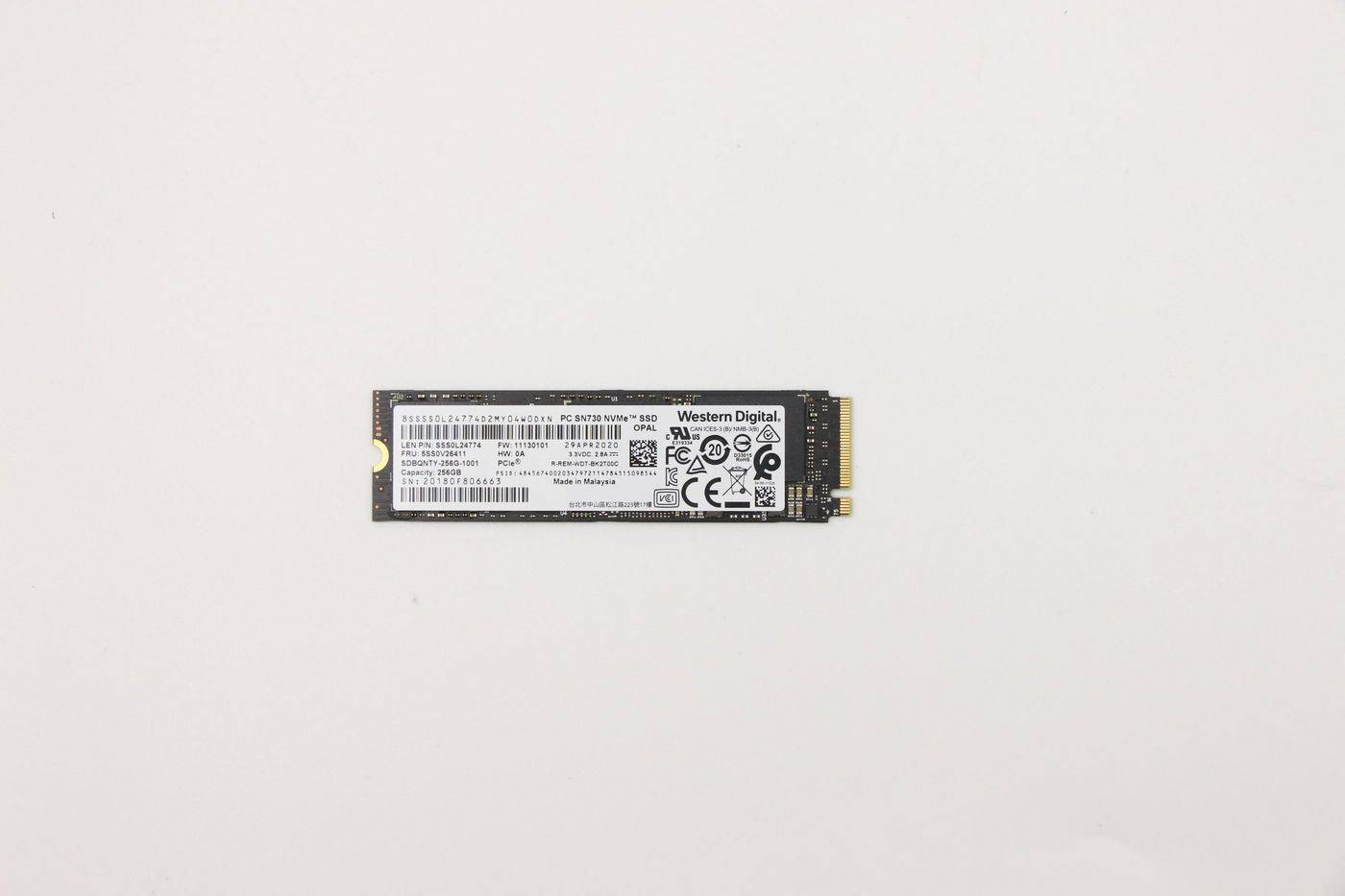 Lenovo 256G PCIe 3x4-0