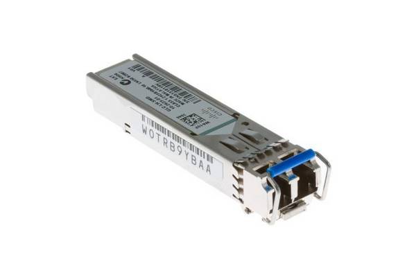 Cisco 1000BASE-LX/LH SFP transceivermodules voor MMF en SMF, 1300 nm golflengte, geschikt voor temperatuurbereik