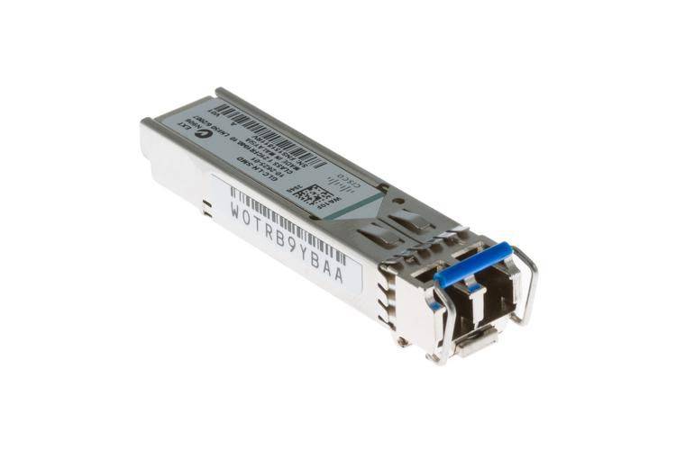 Cisco 1000BASE-LX/LH SFP transceivermodules voor MMF en SMF, 1300 nm golflengte, geschikt voor temperatuurbereik-0
