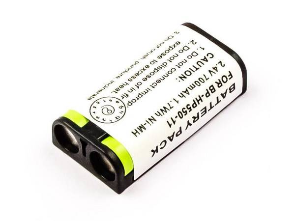 CoreParts-batterij voor Sony-hoofdtelefoon 1,68 Wh 2-cell Ni-MH 2,4 V 700 mAh 988521612
