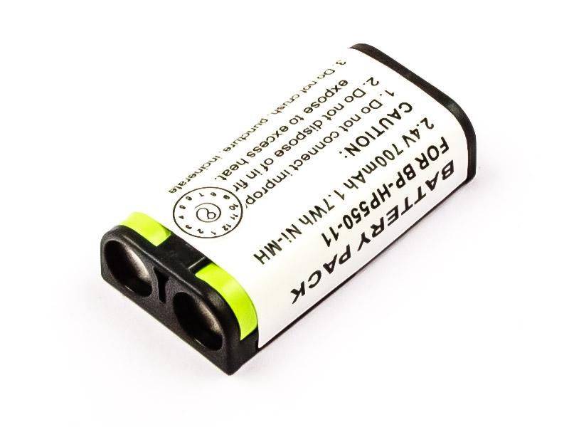 CoreParts-batterij voor Sony-hoofdtelefoon 1,68 Wh 2-cell Ni-MH 2,4 V 700 mAh 988521612-0