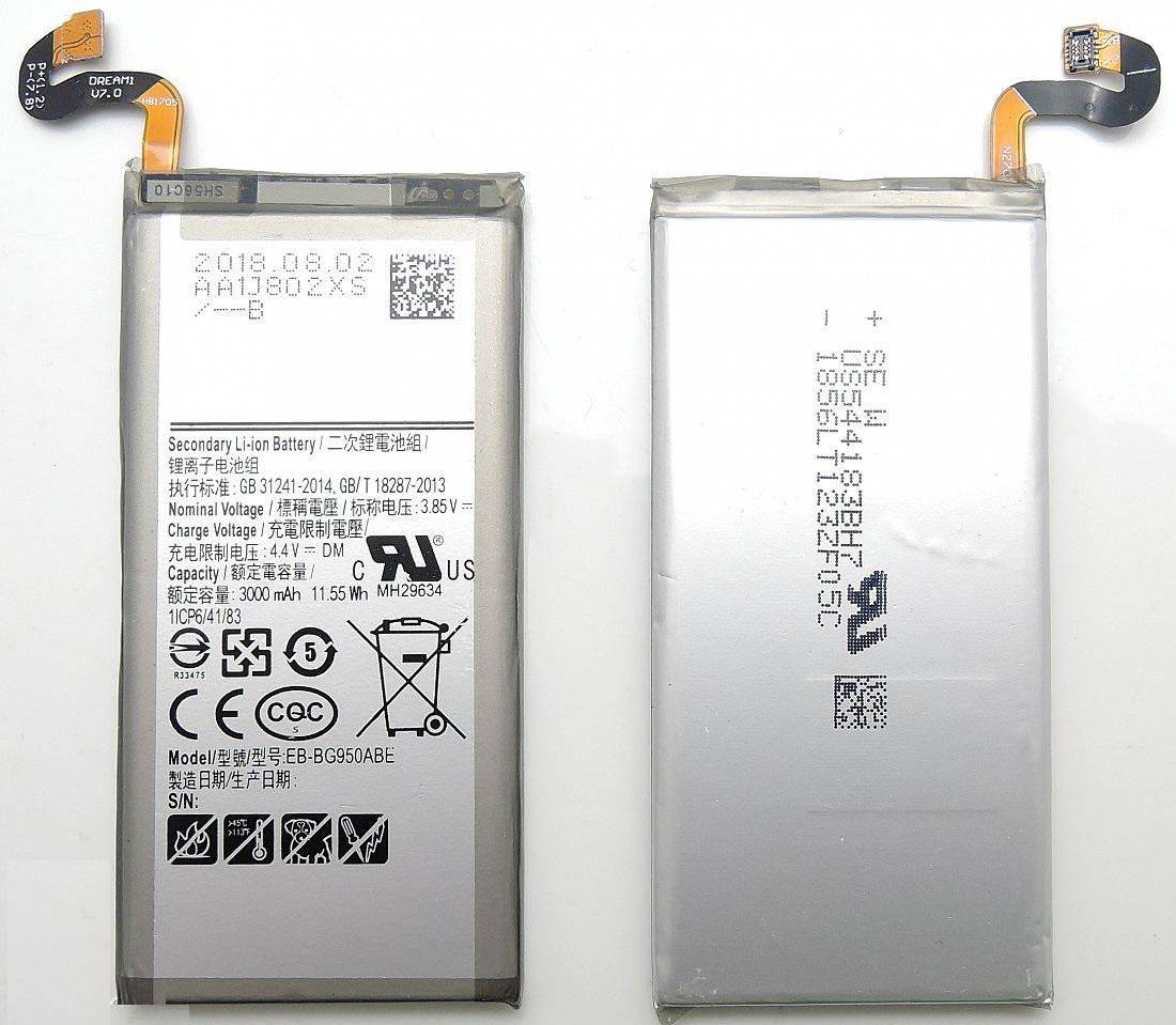 CoreParts Batterij voor Samsung Mobile 11,4Wh Li-ion 3,8V 3000mAh, voor Dream 2, Galaxy S8, S8 TD-LTE, S8+, S8+ TD-LTE,-0