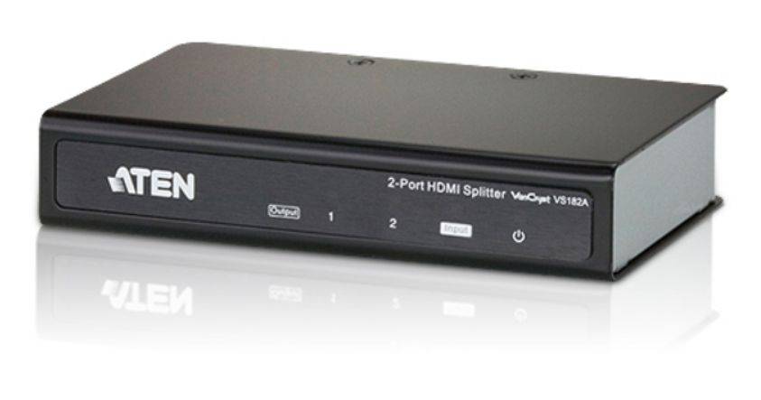ATEN VS182A-AT-G 2-poorts HDMI-splitter 3840 x 2160 pixels zwart-0