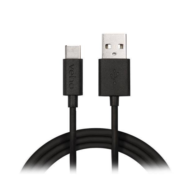Veho USB-A naar USB-C oplaad- en synchronisatiekabel – 1 meter-0