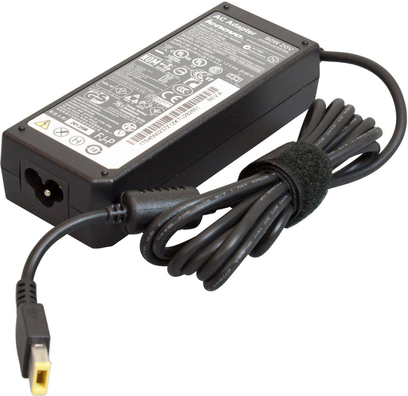 Lenovo ThinkPad 90W netadapter (slanke stekker), zwart-0