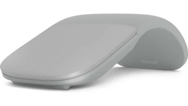 Microsoft Surface Arc-muis (lichtgrijs), Bluetooth, 55 g