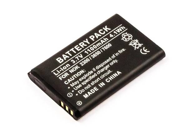 CoreParts Mobile - Batterie - Li-Ion - 1100 mAh - Schwarz - für Nokia 10X, 111, 12XX, 130, 16XX, 1800, 20X, 215, 222, 2
