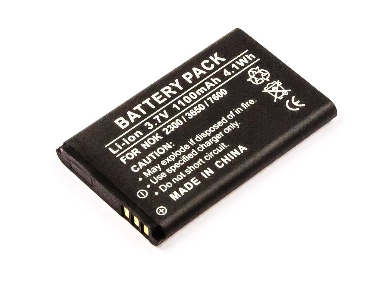 CoreParts Mobile - Batterie - Li-Ion - 1100 mAh - Schwarz - für Nokia 10X, 111, 12XX, 130, 16XX, 1800, 20X, 215, 222, 2-0