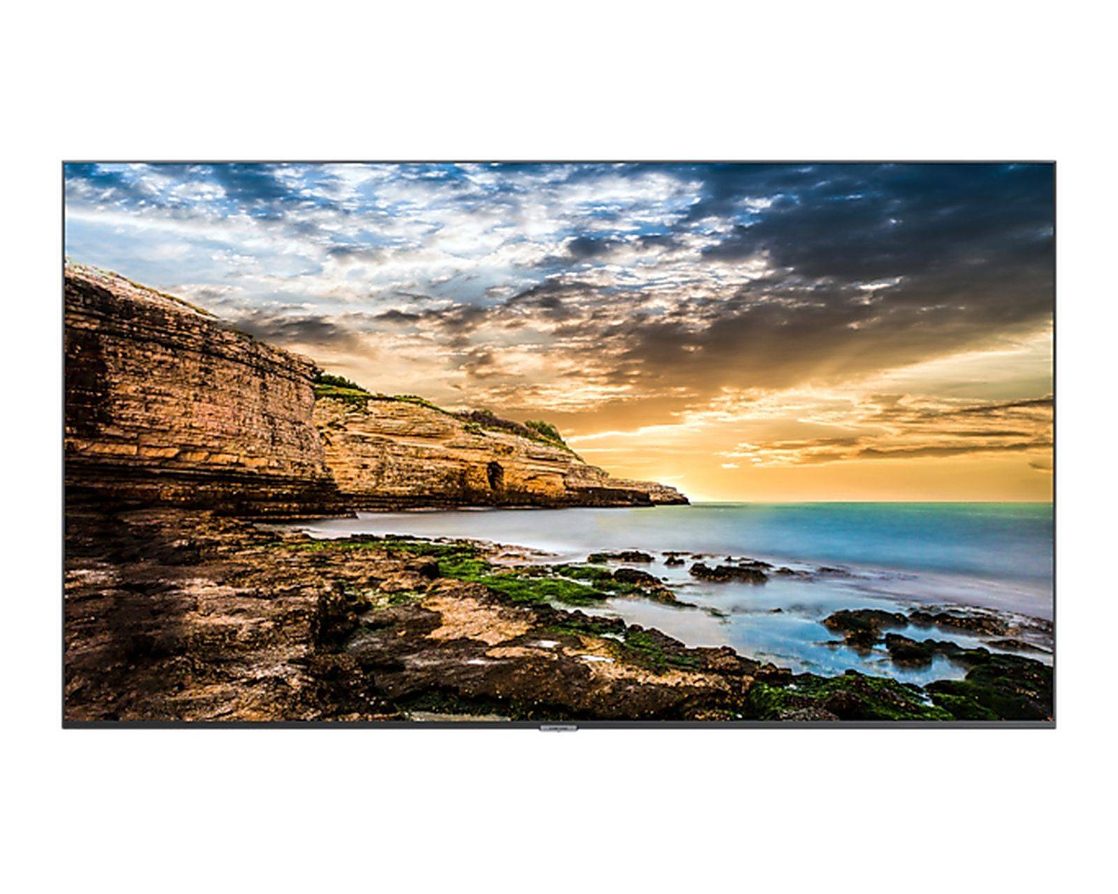 Samsung 65" QET Crystal UHD 4K Signage, 3840 x 2160 px, 300 cd/m², 8 ms, 89°/89°, HDMI, USB, RJ-45-0
