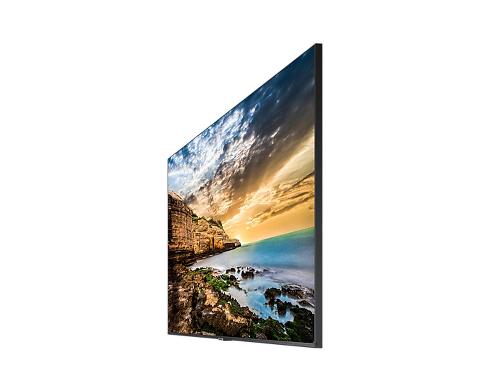 Samsung 65" QET Crystal UHD 4K Signage, 3840 x 2160 px, 300 cd/m², 8 ms, 89°/89°, HDMI, USB, RJ-45-4