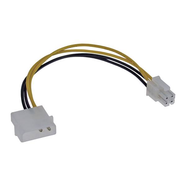 InLine® Interne power adapter, 4-pin voedingseenheid naar 4-pin, 0,20m