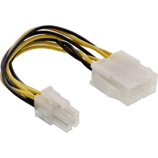 ATX12V P4 (m) - EPS12V 8-pins (v) voedingskabel - 0,15 meter