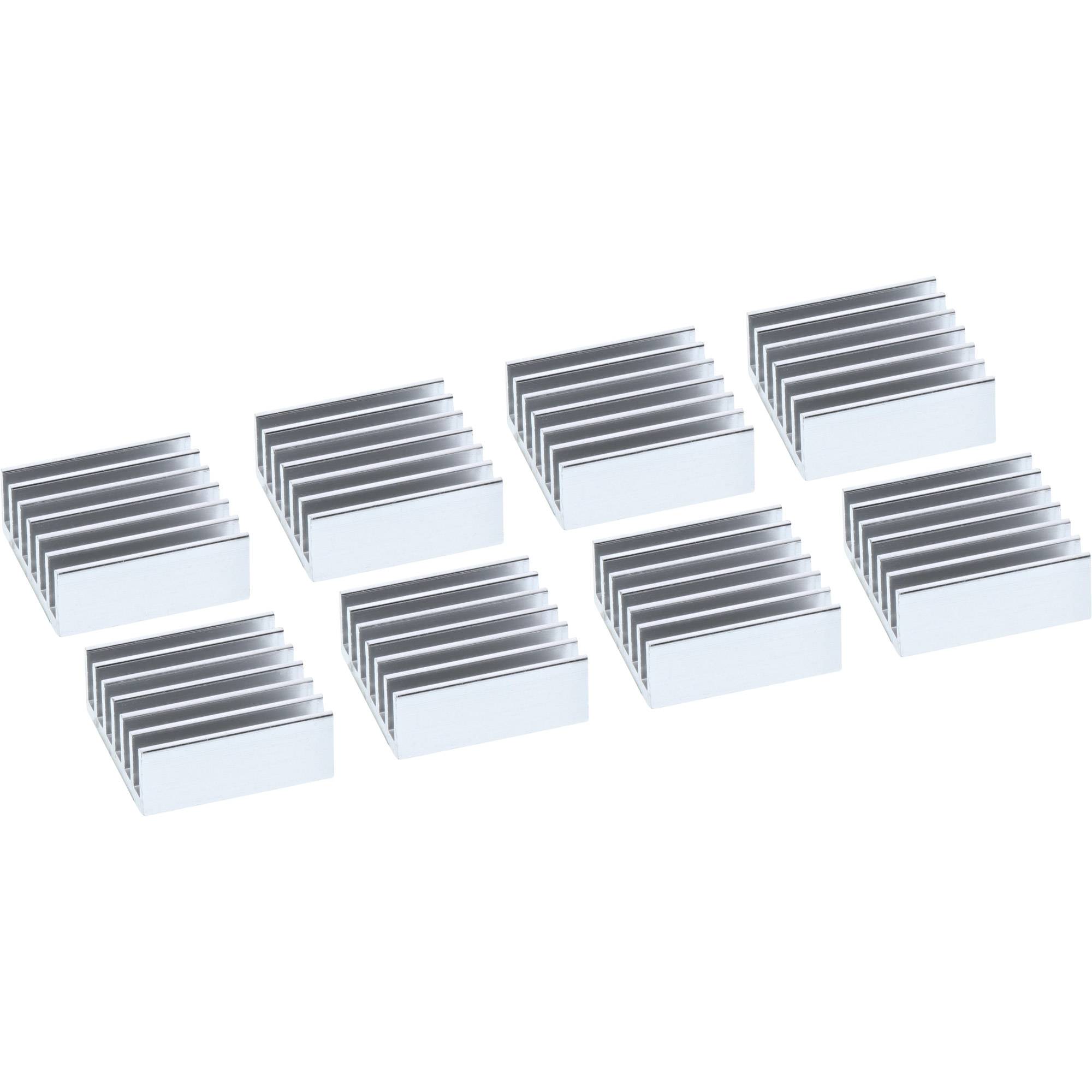 InLine® Pak van 8 IC-koelers, zelfklevende koelribben-0